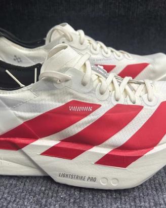 Adidas Adizero Adios pro 4  bianco-rosso