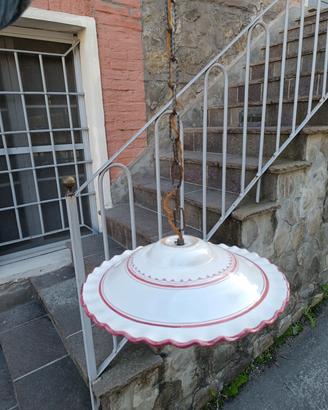 lampadario artigianale vintage 