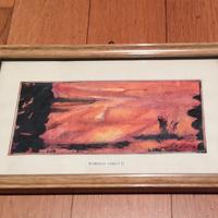 Quadro - dipinto ad acquerello di R. Cerutti