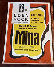locandina concerto Mina