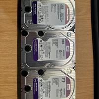 N. 3 hard disk wd 3 Tb