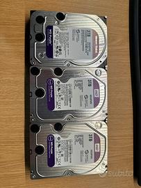 N. 3 hard disk wd 3 Tb