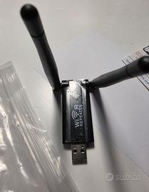Ripetitore Wi-Fi USB 300 Mbps con doppia antenna –