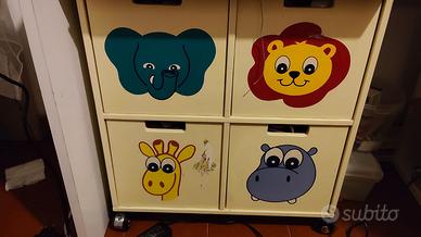 Casettiera per bambini