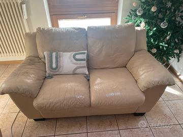 Divano pelle 2 posti