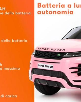 Range Rover Macchina Elettrica bambini Rosa Touch