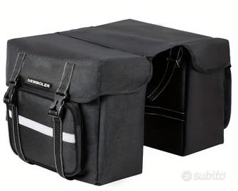 Coppia di borse laterali per bicicletta,