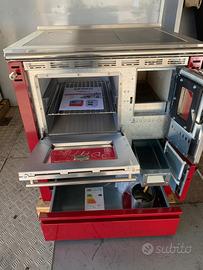 STUFA/CUCINA A LEGNA C/FORNO “SENKO” SG75 da 7,5kw