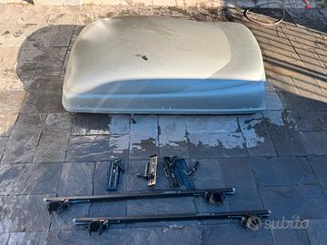 Baule tetto originale Suzuki + barre portapacchi