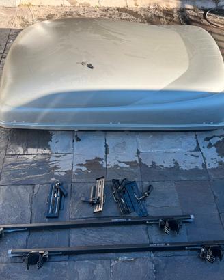 Baule tetto originale Suzuki + barre portapacchi