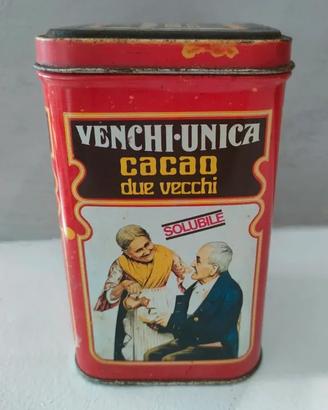 Scatola in Latta Venchi Cacao Due Vecchi!