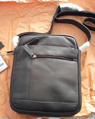 Stilord borsa da omo vintage "Diego"