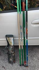 4 canne də pesca fisse 