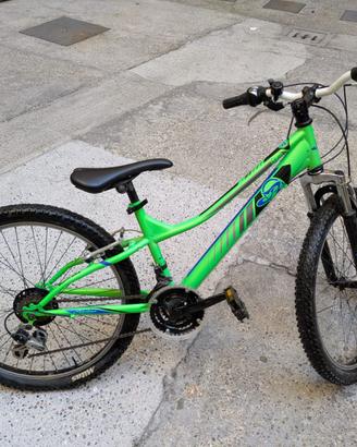 mountain bike bambino taglia 24