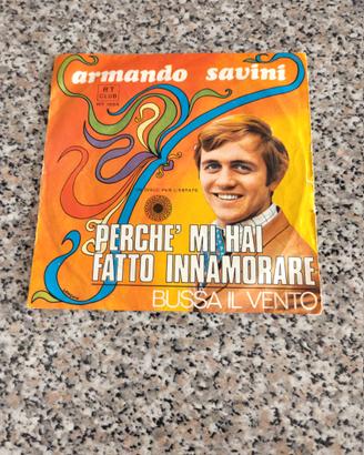 45 giri Armando Savini 1968