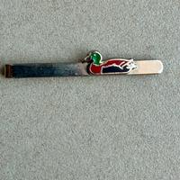 Ferma cravatte vintage Duck