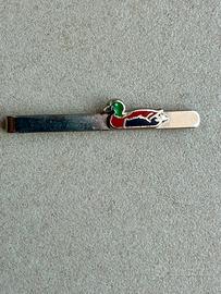 Ferma cravatte vintage Duck