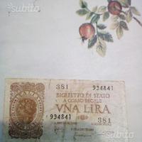Moneta una lira carta