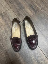 Mocassini Geox donna bordeaux  n. 39