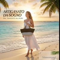 Borsa  Mare fatta a mano all'uncinetto in cordino 