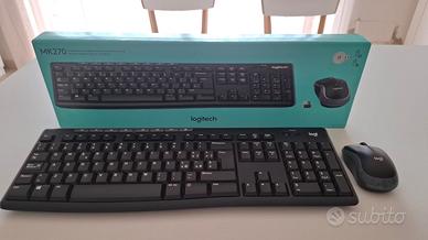 Tastiera e Mouse Wireless Logitech MK270 - ITA