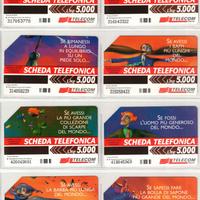 Schede Telefoniche serie "GUINNES DEI PRIMATI"