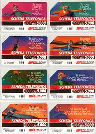 Schede Telefoniche serie "GUINNES DEI PRIMATI"