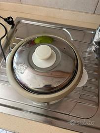Cuociriso elettrico cuoci riso 1.5L bianco