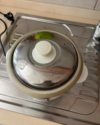 Cuociriso elettrico cuoci riso 1.5L bianco