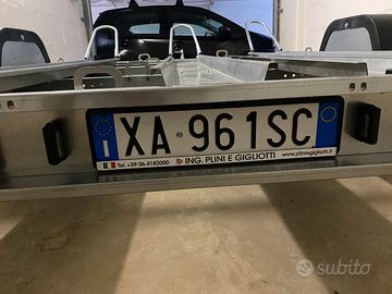 Carrello porta Moto 3 posti