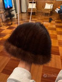Cappello donna 100% visone