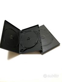 Set 8 Custodie CD/DVD Triple