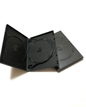 Set 8 Custodie CD/DVD Triple