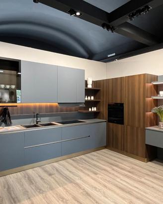 Cucina Febal Casa Eccimeri con frigo da 75