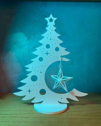 Albero Natale 3D. Stampa Pla.