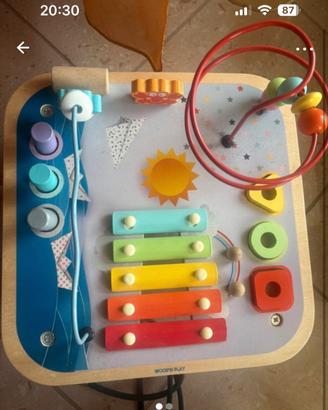 Tavolino legno multi attivita’