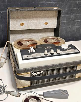 Registratore a nastro anni '60 INCIS TK6 deluxe