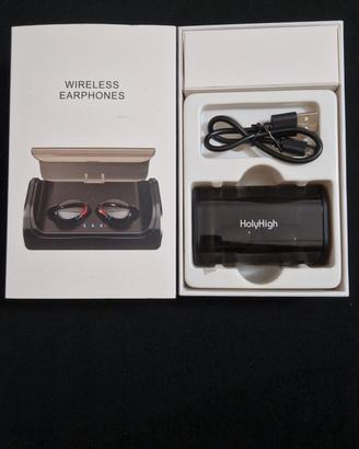 Cuffie Auricolari Wireless HolyHigh TWS-T8