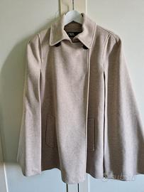 Zara cappotto a mantellina TG. M