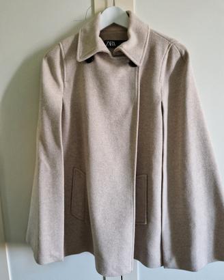Zara cappotto a mantellina TG. M