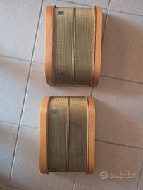 Coppia di casse acustiche vintage
