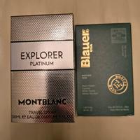n 2 profumi uomo Montblanc e Blauer 