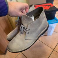 Clarks Desert Boot grigio chiaro – suola blu 44,5