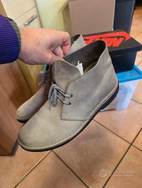 Clarks Desert Boot grigio chiaro – suola blu 44,5