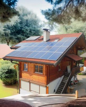 impianto senza pratica Enel 3 kw bat litio 2,5 kw