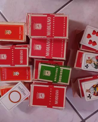 carte da gioco Modiano varie tipologie