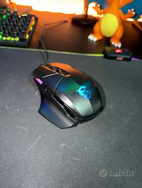 Mouse Gaming RGB MSI GM70 WiFi + cavo