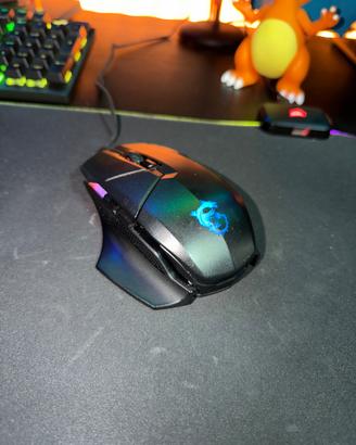 Mouse Gaming RGB MSI GM70 WiFi + cavo