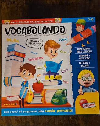 VOCABOLANDO per infanzia gioco 5-10 anni