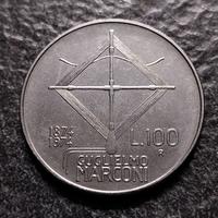 100 Lire 1974 Guglielmo Marconi Italia